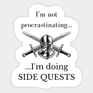 Side Questing Sticker